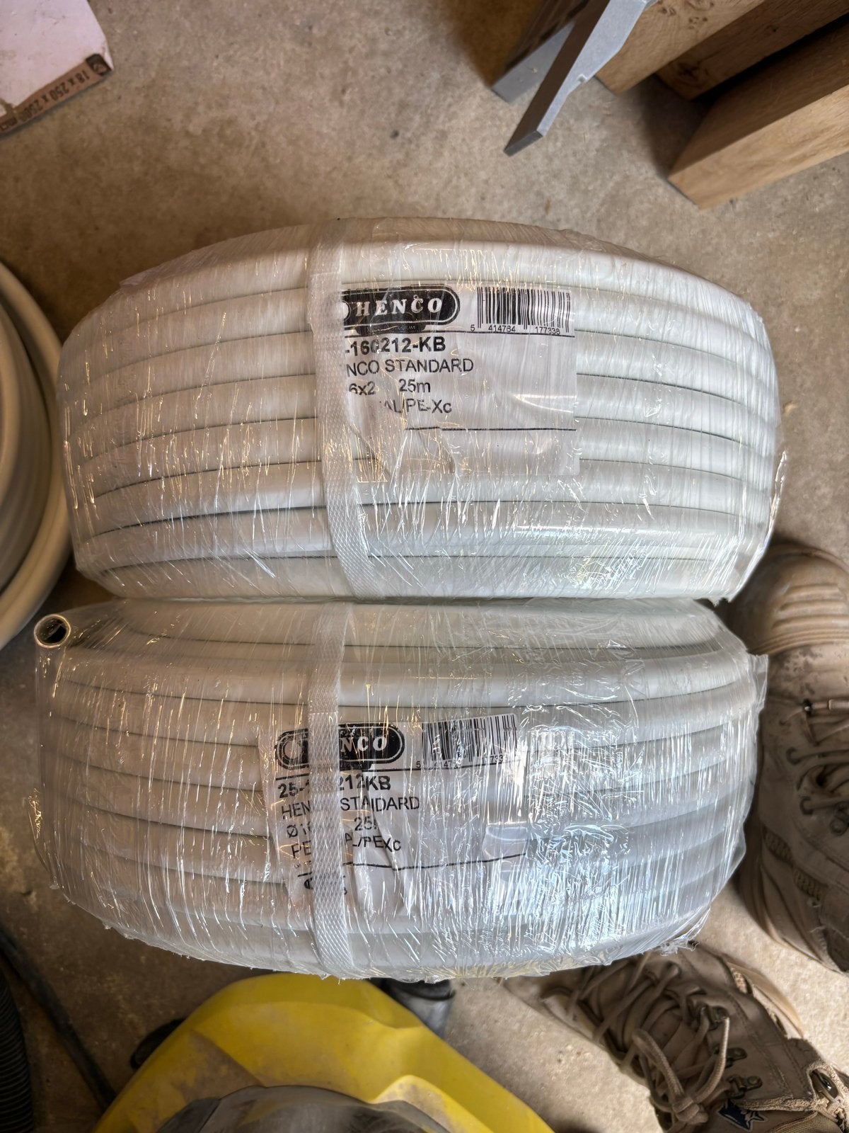 2x Henco meerlagenbuis 16mm, 25m per rol (50m totaal), Ophalen, Overige materialen, Minder dan 20 mm, 6 meter of meer
