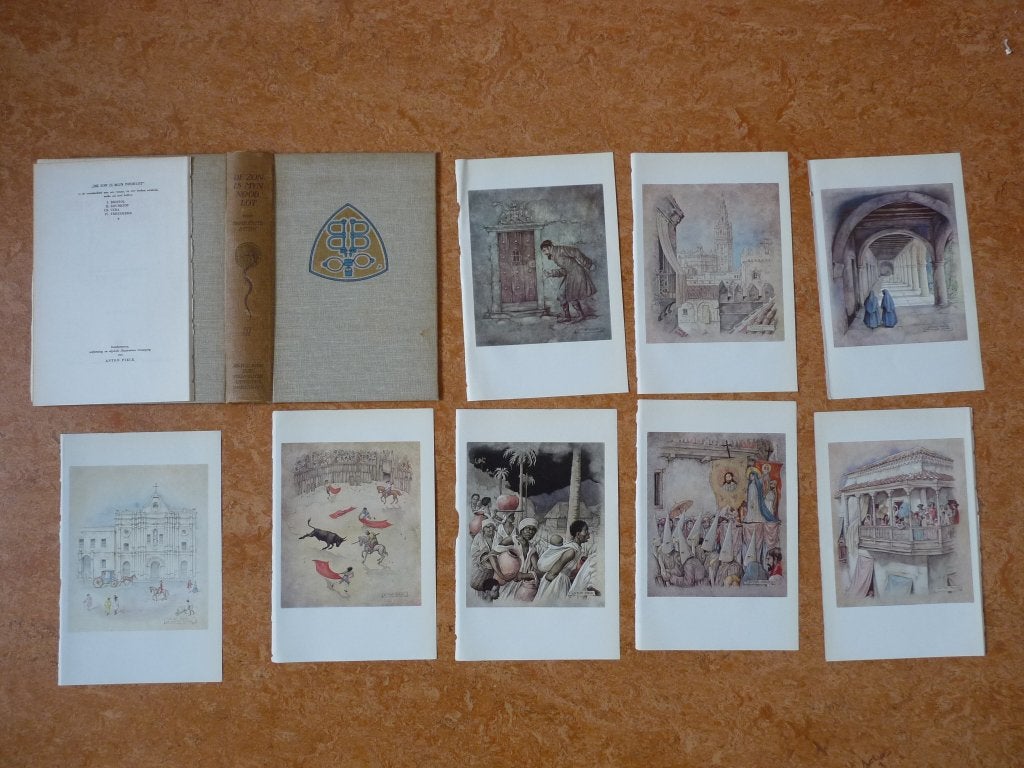 Illustraties Anton Pieck De zon is mijn noodlot III Cuba, Boeken, Ophalen of Verzenden, Zo goed als nieuw, Schilder- en Tekenkunst