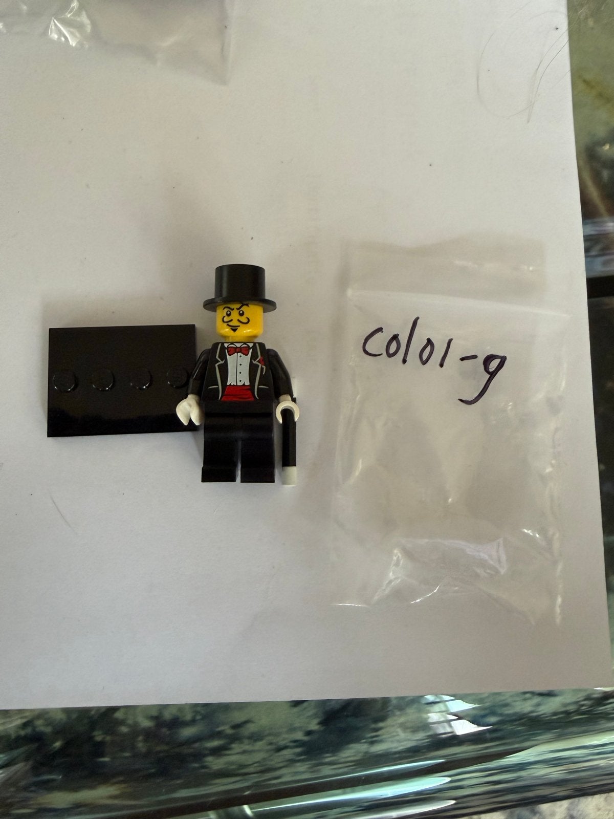 Lego Minifiguur Col01-9 Goochelaar met hoge hoed en staf, Lego, Ophalen of Verzenden, Zo goed als nieuw, Minifiguren serie