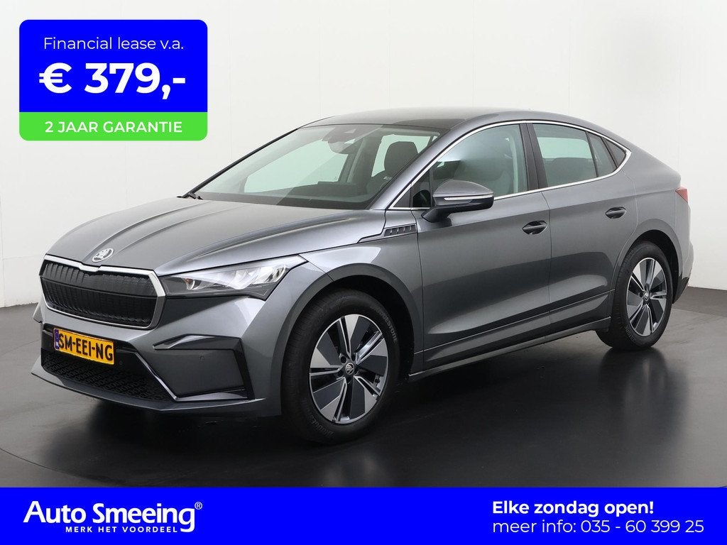Skoda Enyaq Coupe iV 60 | Panoramadak | Zondag Open!, Auto's, Skoda, Automaat, 12 maanden, Achterwielaandrijving, Gebruikt