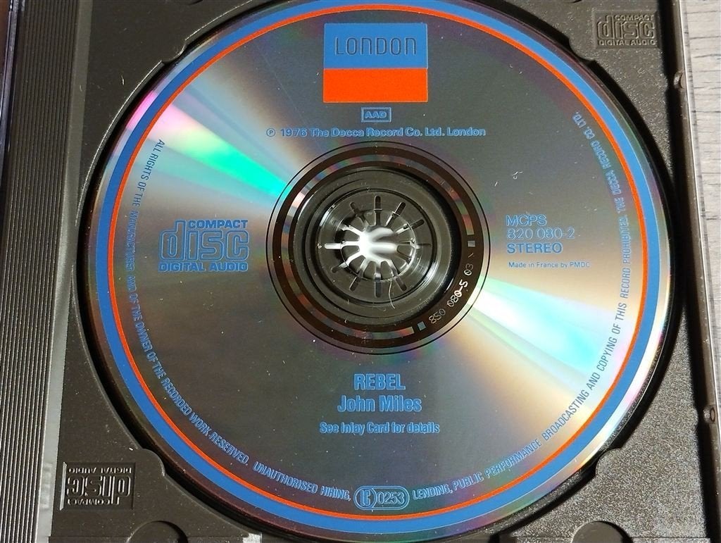 John Miles ‎- Rebel, Cd's en Dvd's, Ophalen of Verzenden, Zo goed als nieuw, Poprock
