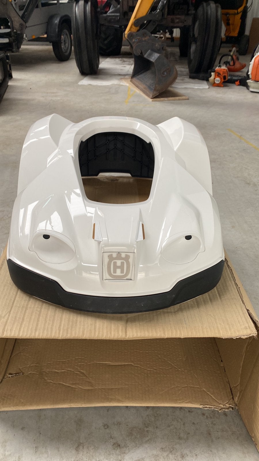 Witte kap voor Husqvarna Automower 430 | Nieuwe behuizing, Ophalen of Verzenden, Nieuw