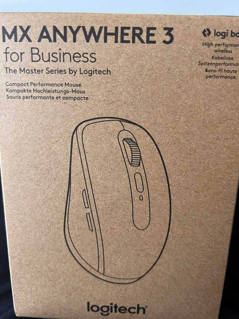 Logitech MX Anywhere 3 for Business - Nieuw in doos, Computers en Software, Muizen, Nieuw, Muis, Draadloos, Ergonomisch, Ophalen of Verzenden