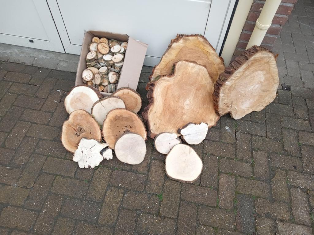 Vele maten boomschijven, Tuin en Terras, Minder dan 3 m³, Ophalen of Verzenden