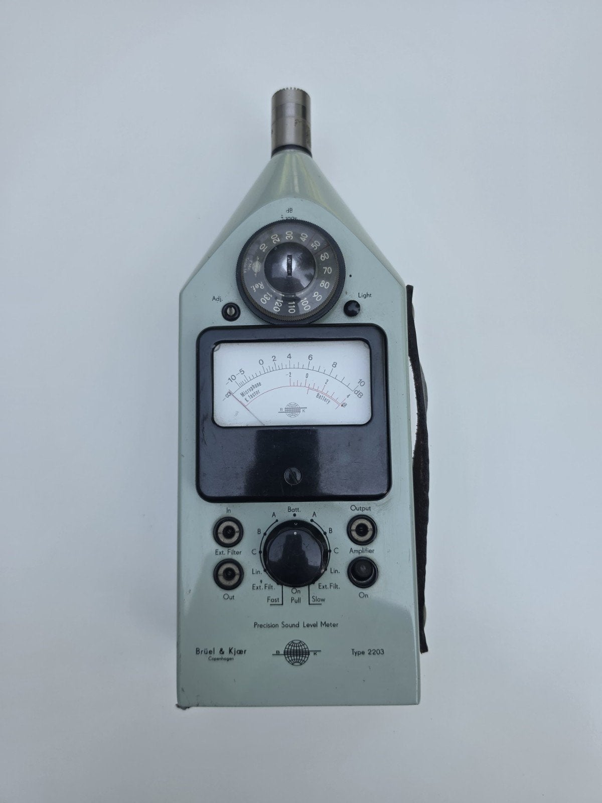 Oude Brüel & Kjoer sound level meter 2203 geluidsmeter, Ophalen of Verzenden, Gebruikt, Audio