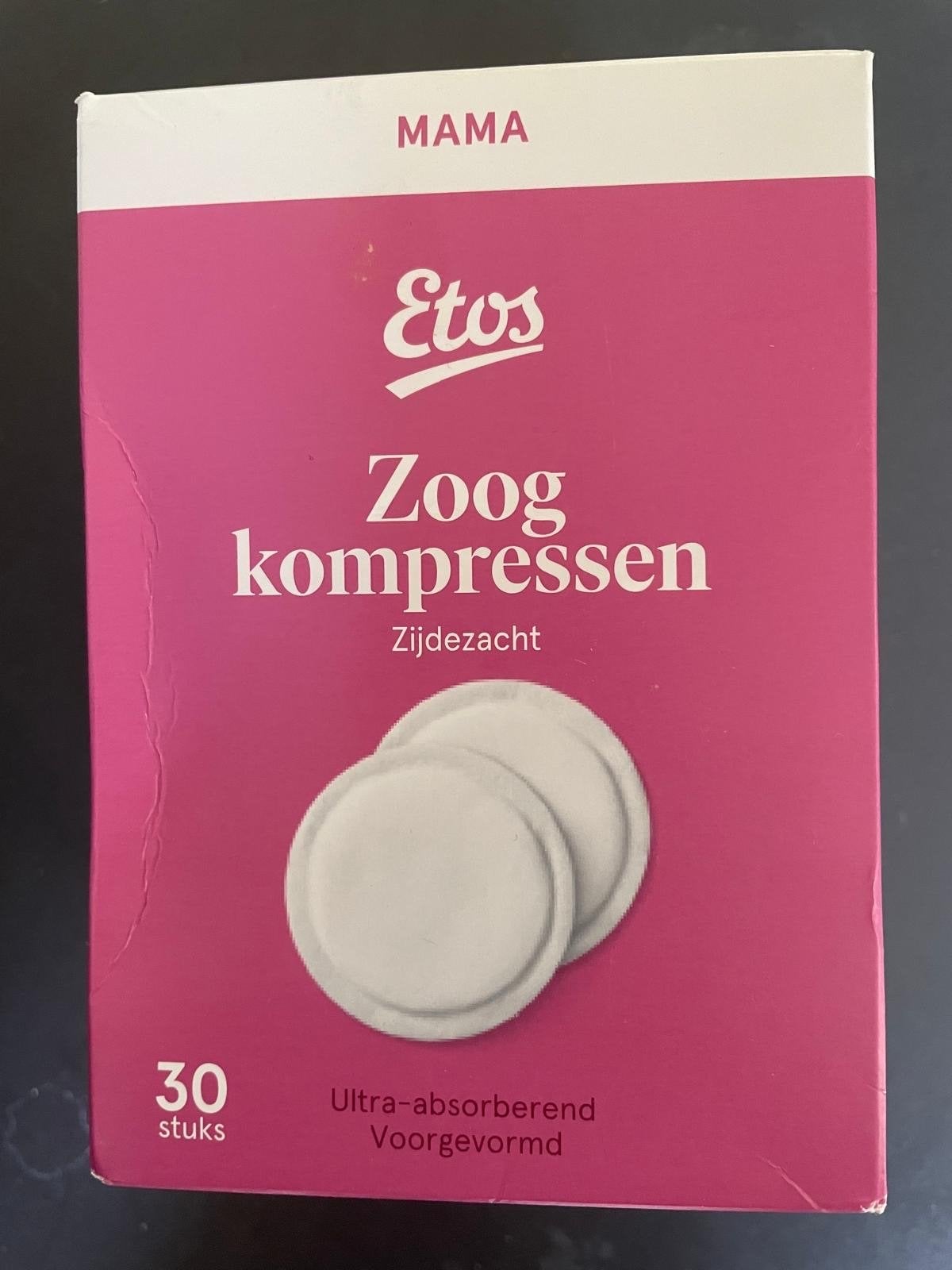 Etos Mama Zoogkompressen - 30 stuks Nieuwe in verpakking, Ophalen of Verzenden, Nieuw, Overige typen