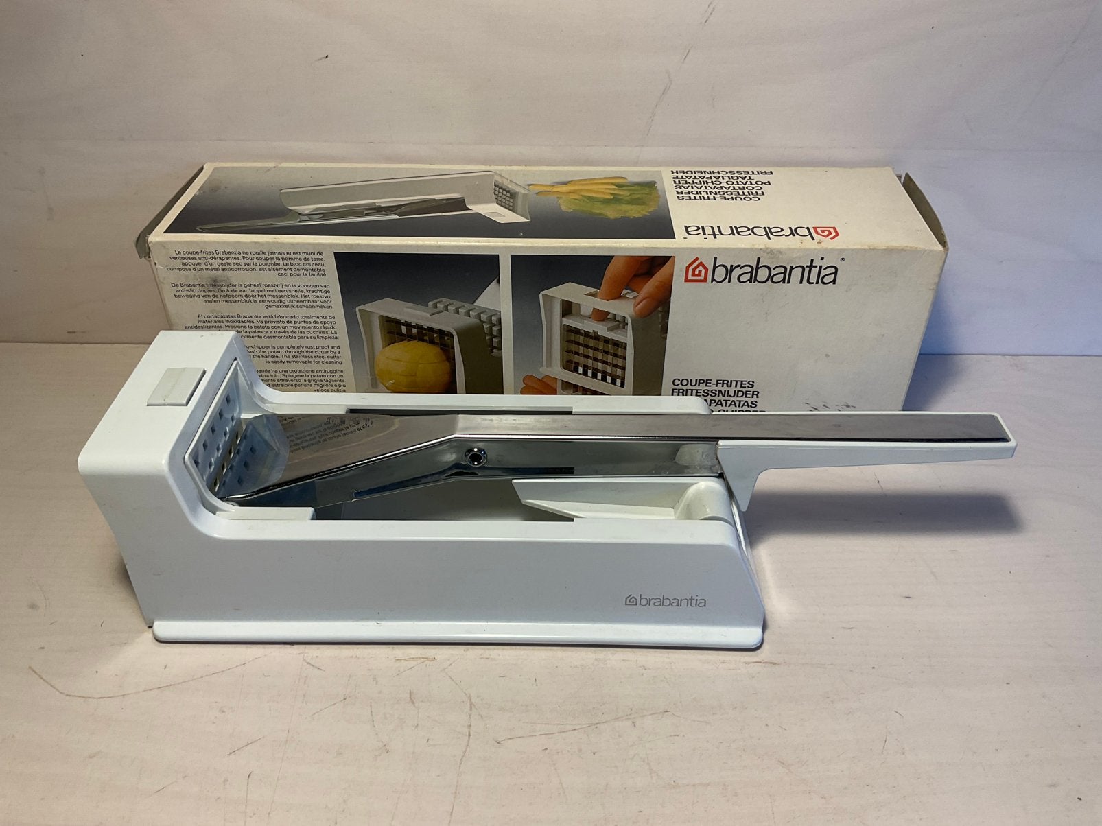 Brabantia frietsnijder in originele doos, Ophalen of Verzenden, Zo goed als nieuw