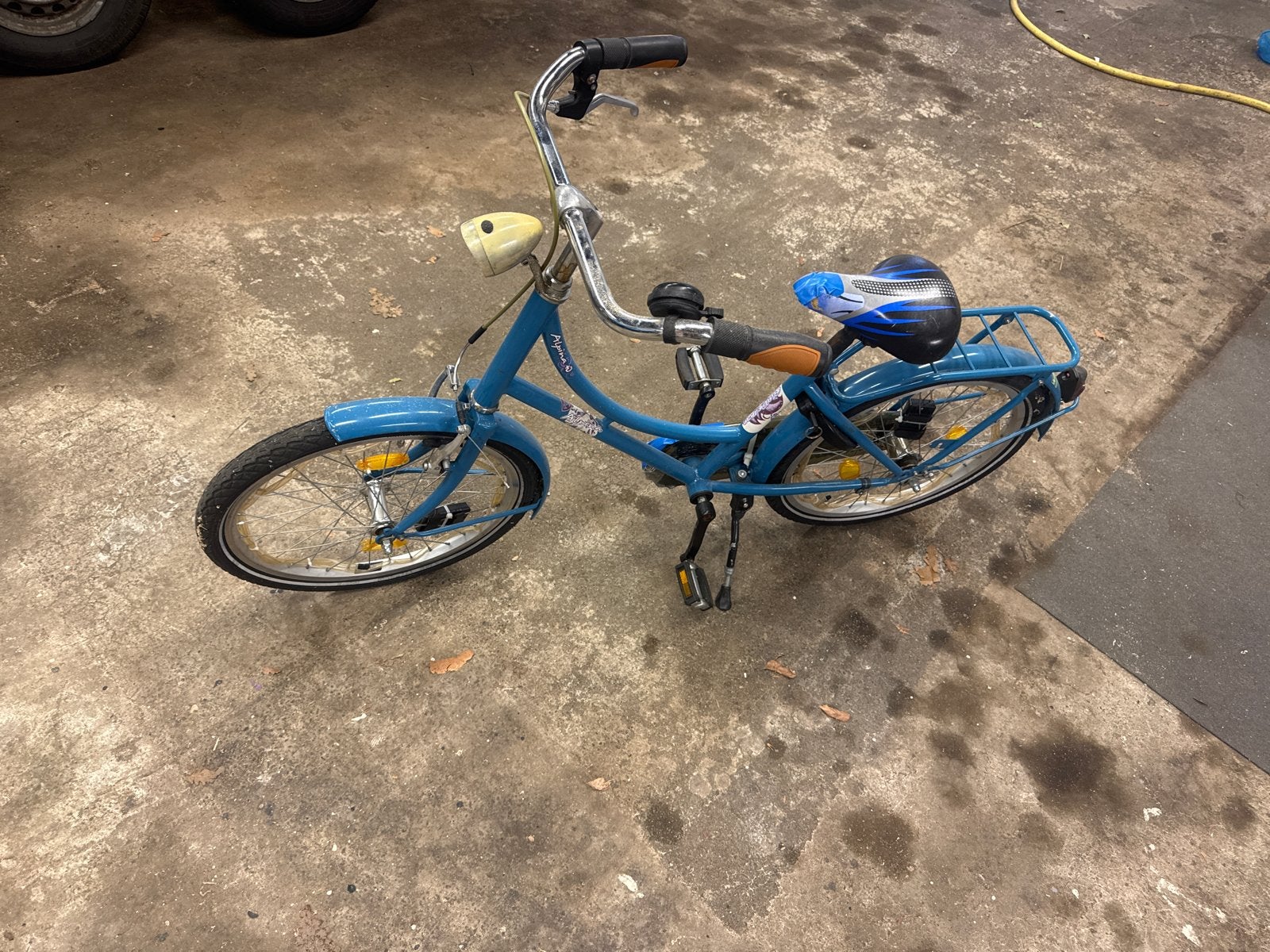 Kinderfiets 20 inch - Blauw, Fietsen en Brommers, Ophalen, Gebruikt, Terugtraprem, 20 inch of meer