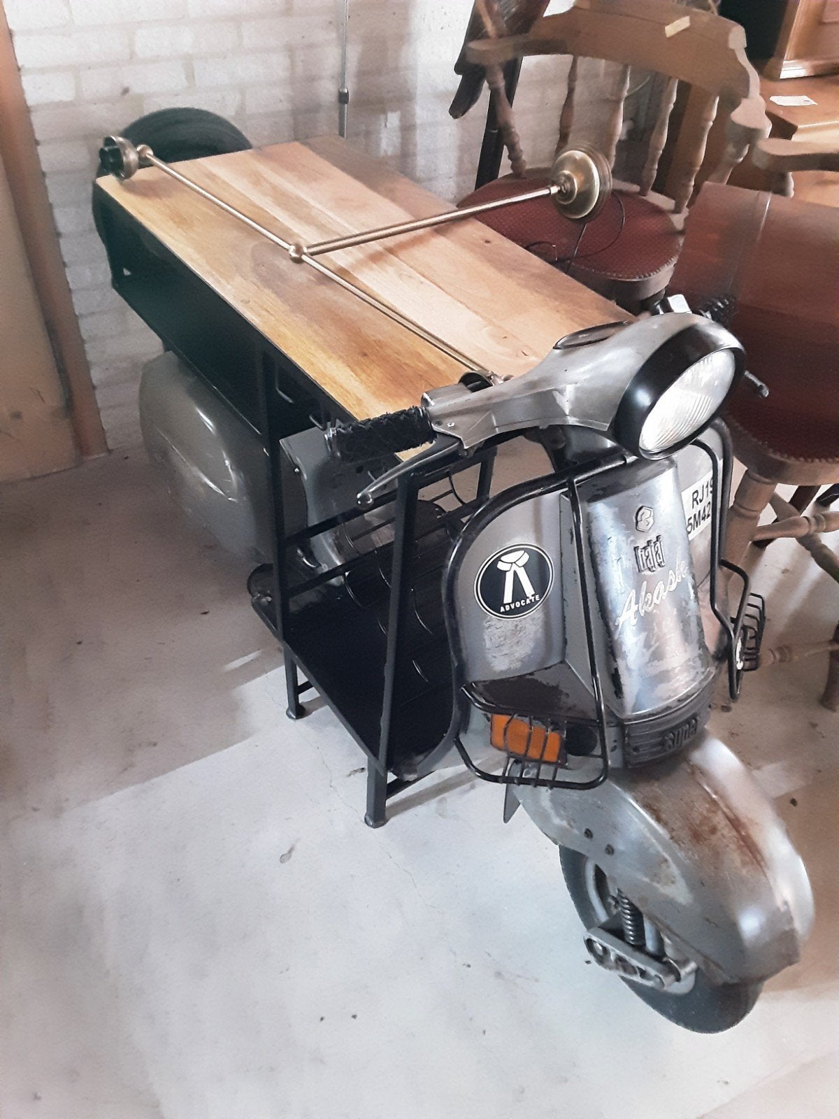 scooterbar mancave bar toonbank extra winkeldisplay huisbar, Ophalen of Verzenden, Nieuw