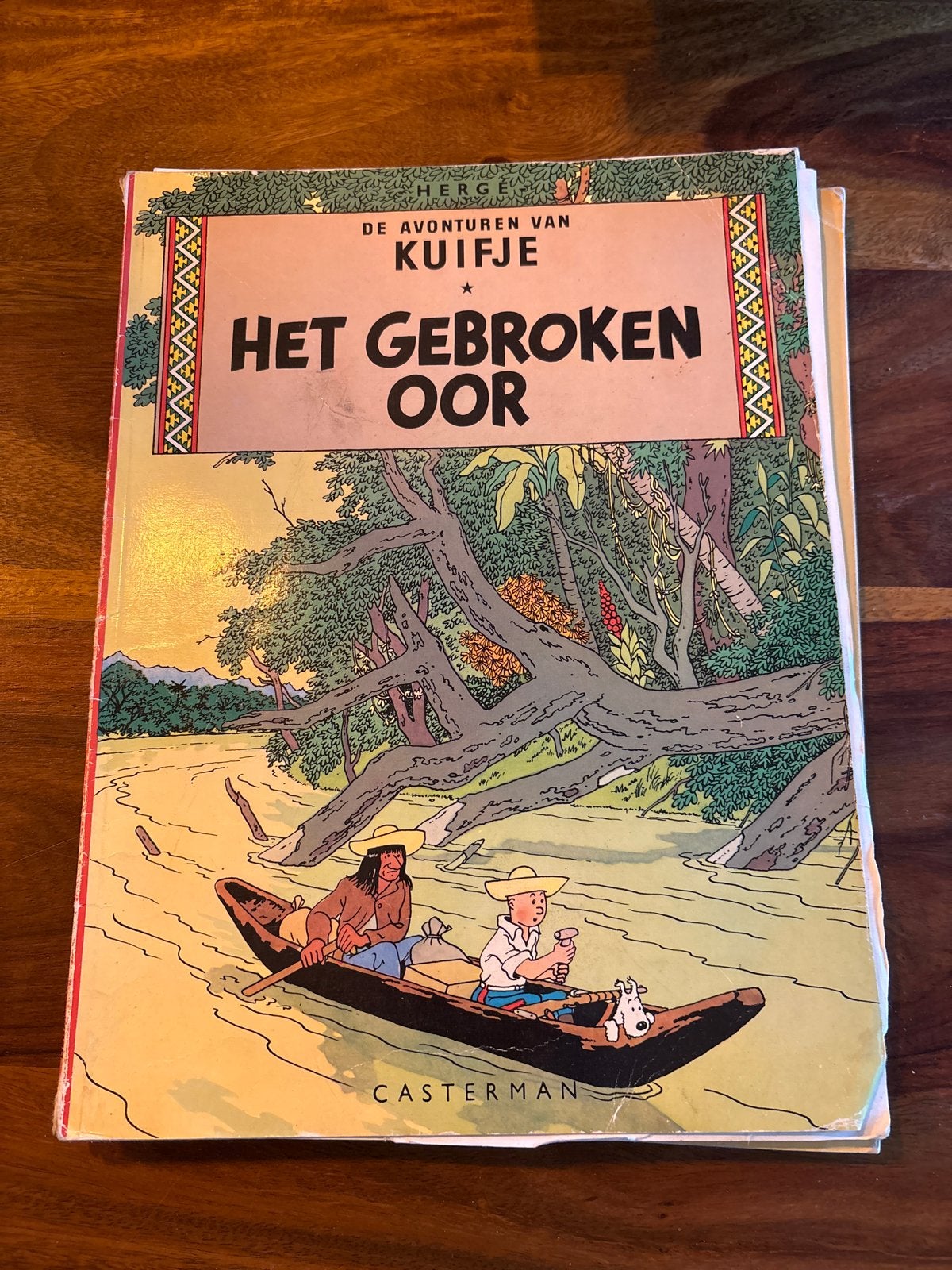 Kuifje: Het Gebroken Oor - Klassiek stripboek, Boeken, Eén stripboek, Ophalen of Verzenden, Gelezen