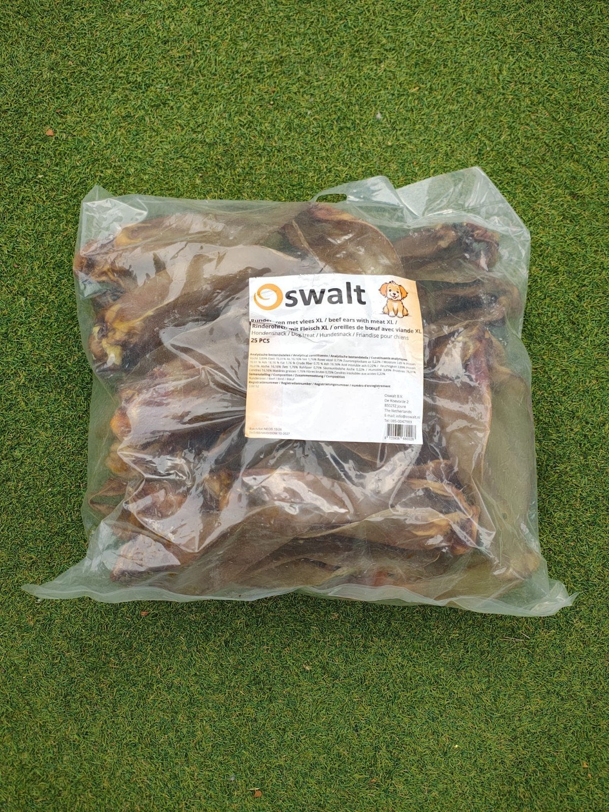 Oswalt hondensnacks runderoren en luchtpijp, Dieren en Toebehoren, Dierenvoeding, Ophalen of Verzenden