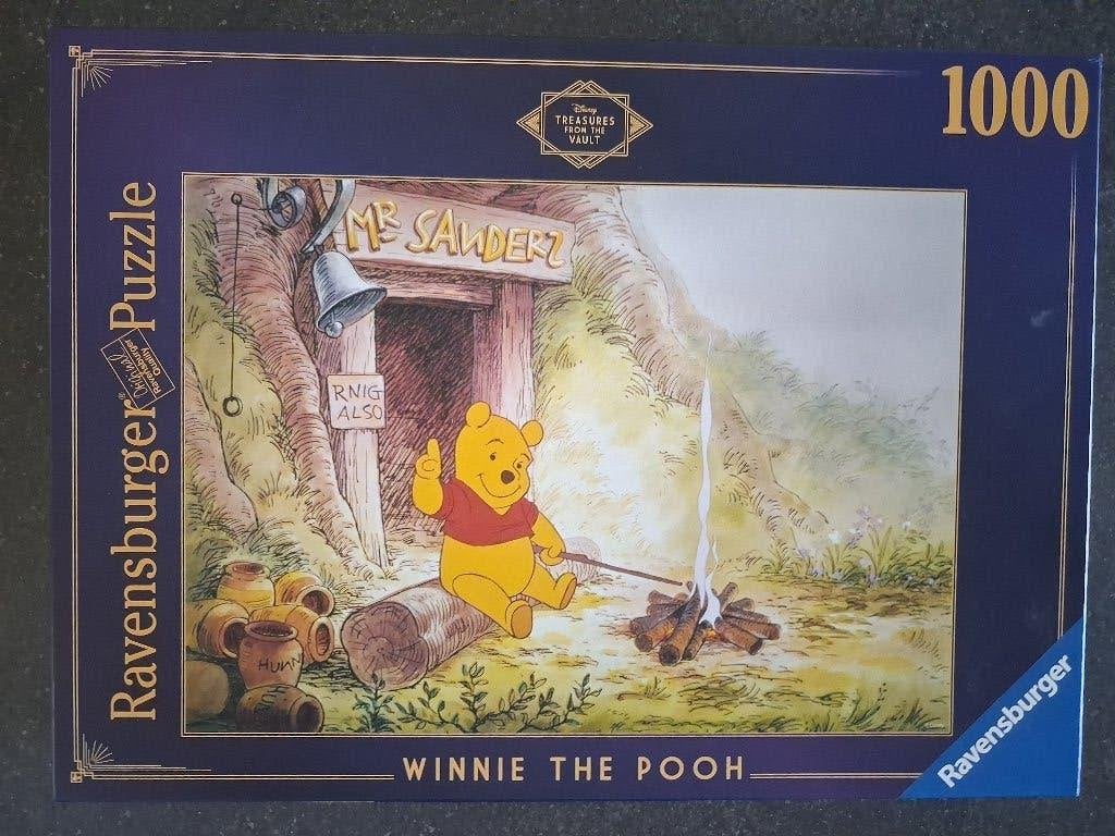 Disney Puzzel Winnie the Pooh, Hobby en Vrije tijd, Ophalen of Verzenden, 500 t/m 1500 stukjes, Zo goed als nieuw, Legpuzzel
