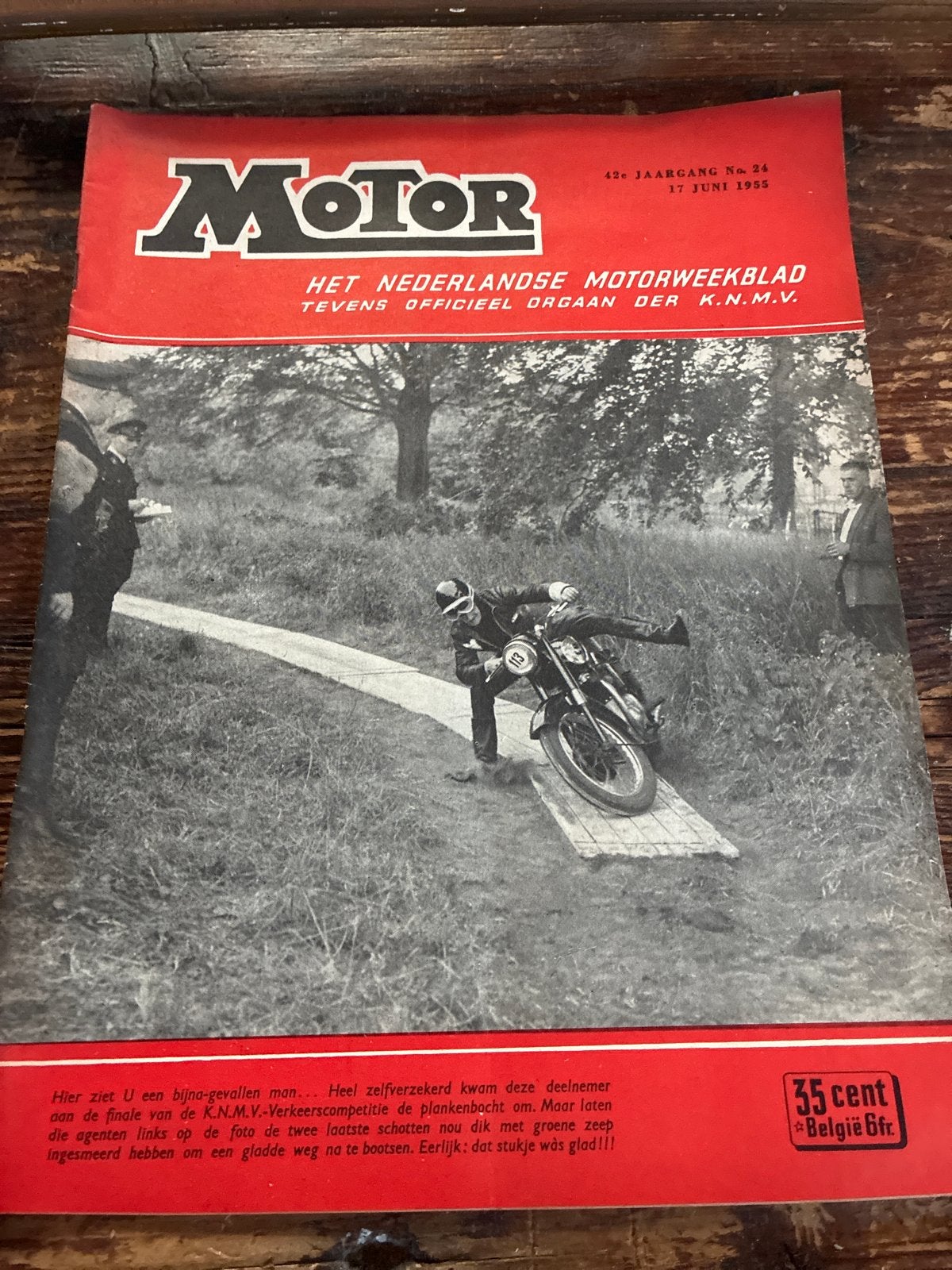 Motorweekblad Motor - 17 juni 1955 - DKW advertentie, Ophalen, Gelezen, Algemeen