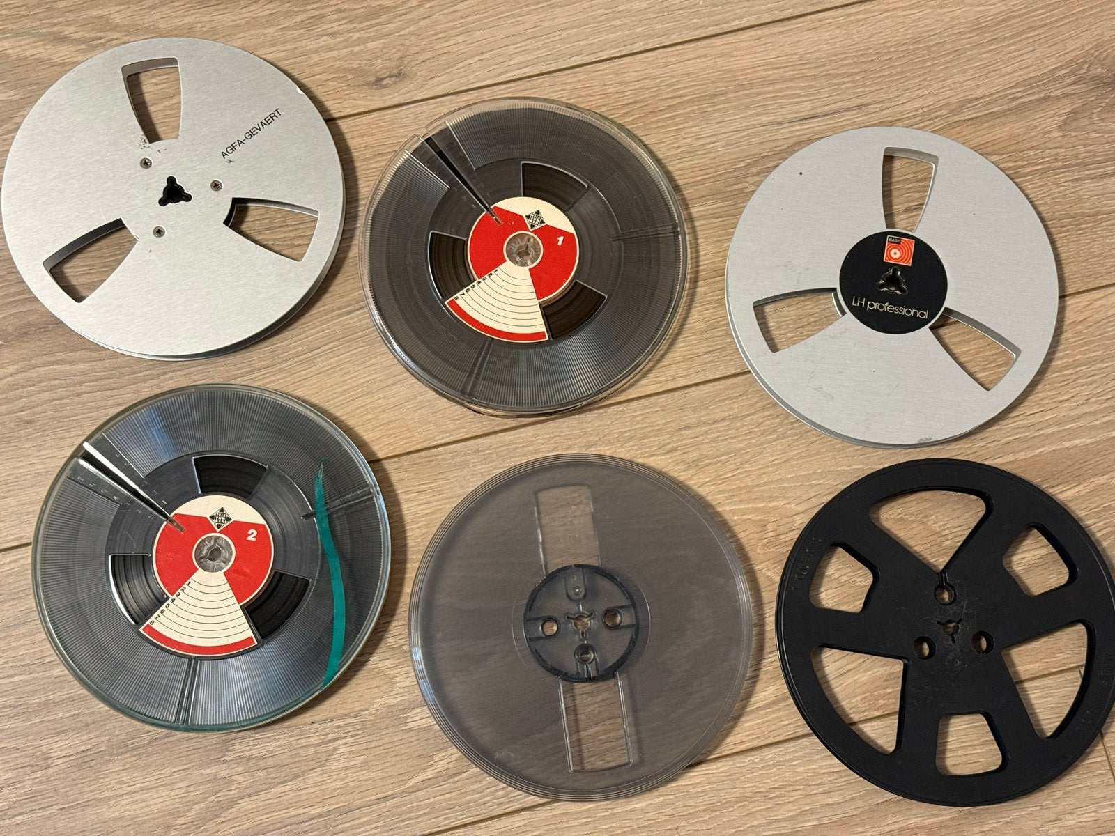 Diverse banden bandrecorder (BASF, Agfa, TDK, Telefunken), Audio, Tv en Foto, Ophalen of Verzenden, Onderdeel, Met banden