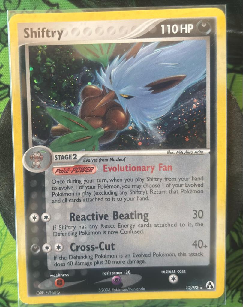 Shiftry Foil Ex Legend Maker Pokémon Kaart (12/92), Hobby en Vrije tijd, Verzamelkaartspellen | Pokémon, Ophalen of Verzenden