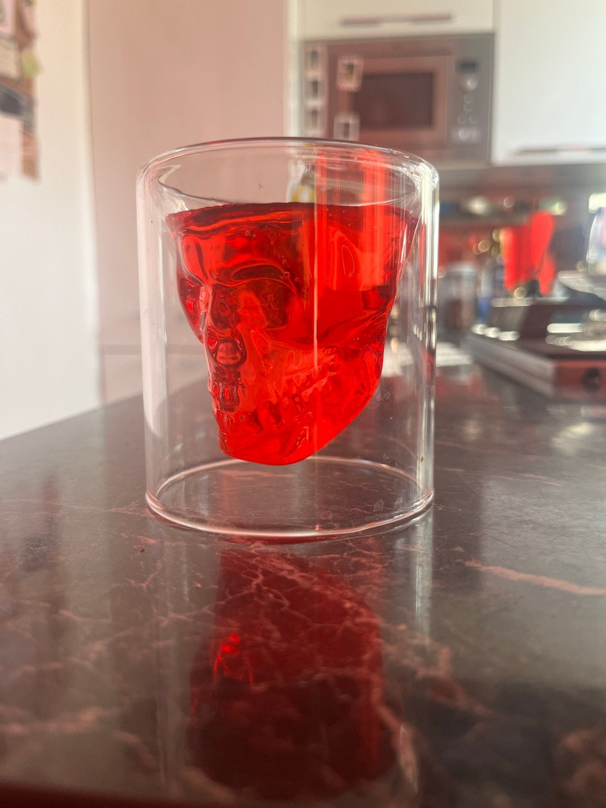 Doodshoofd Glas, Nieuw, Ophalen of Verzenden, Overige merken, Glas