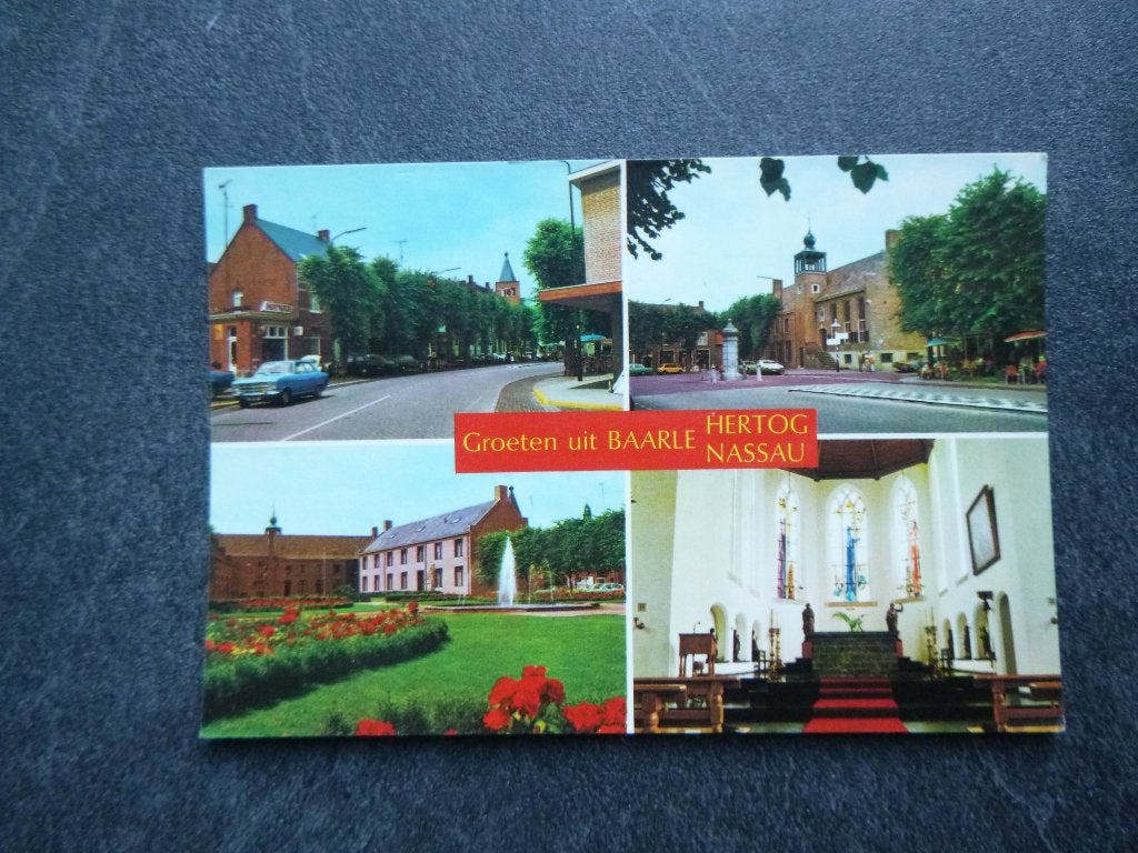 Baarle-Hertog-Nassau  auto/interieur kerk, Verzenden, 1980 tot heden, Gelopen, Noord-Brabant