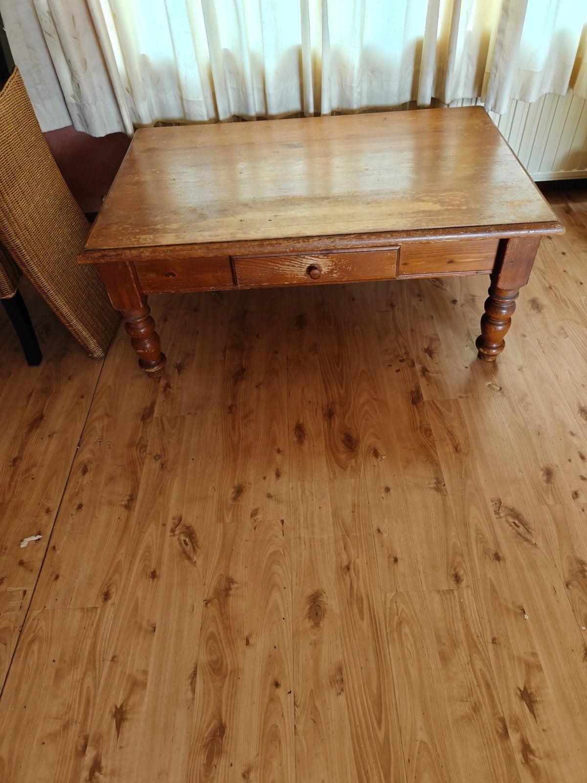 grenen salontafel en eethoek tafel ophalen Sint Annaland, Ophalen, Gebruikt, Rechthoekig, 50 tot 100 cm