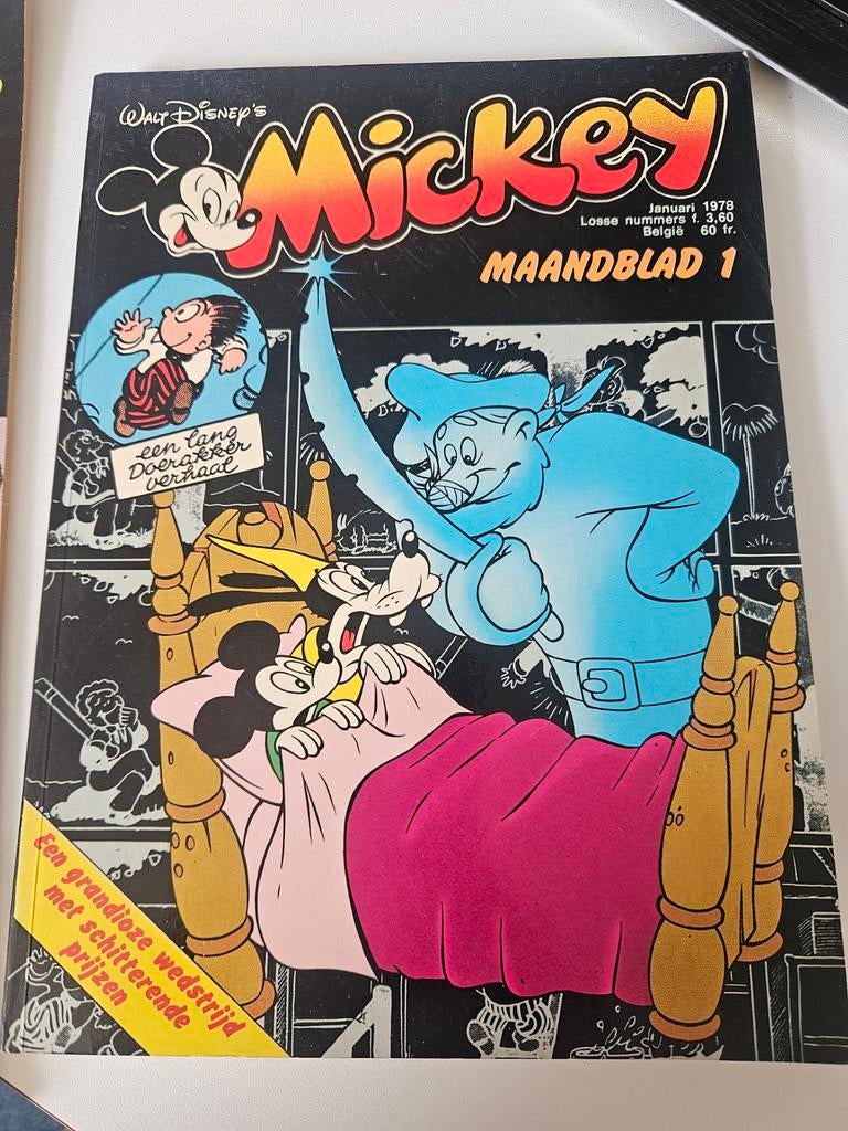 Mickey Maandblad 1978 & Muppet Babies 1986 Stripboeken, Meerdere stripboeken, Ophalen of Verzenden, Gelezen