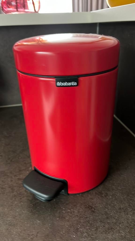 Brabantia prullenbak, Minder dan 10 liter, Ophalen of Verzenden, Zo goed als nieuw