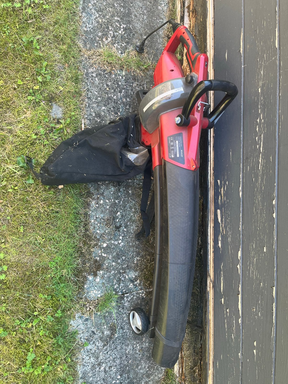 Einhell Laubsauger GE-EL 3000 E Bladblazer/Bladzuiger, Tuin en Terras, Gebruikt, Handgedragen, Ophalen of Verzenden, Met opvangzak