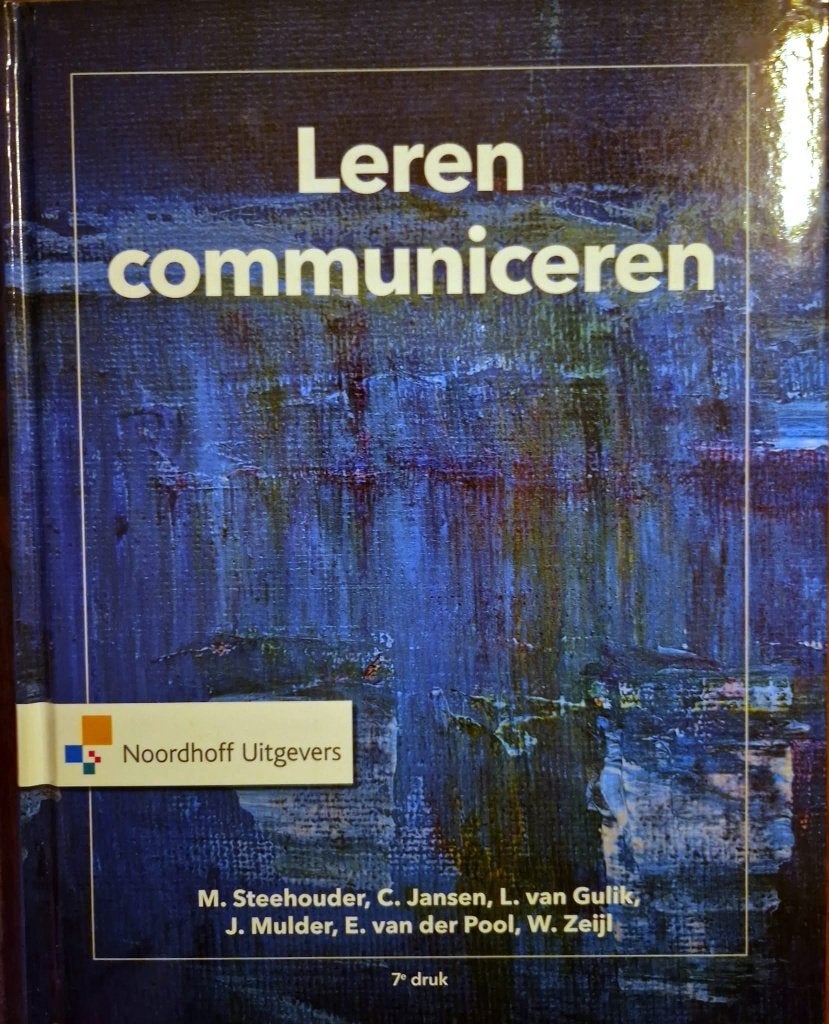 Leren Communiceren - 7e druk - M. Steehouder, Boeken, Nieuw, M. Steehouder, C. Jansen, L. van Gulik, Alpha, HBO