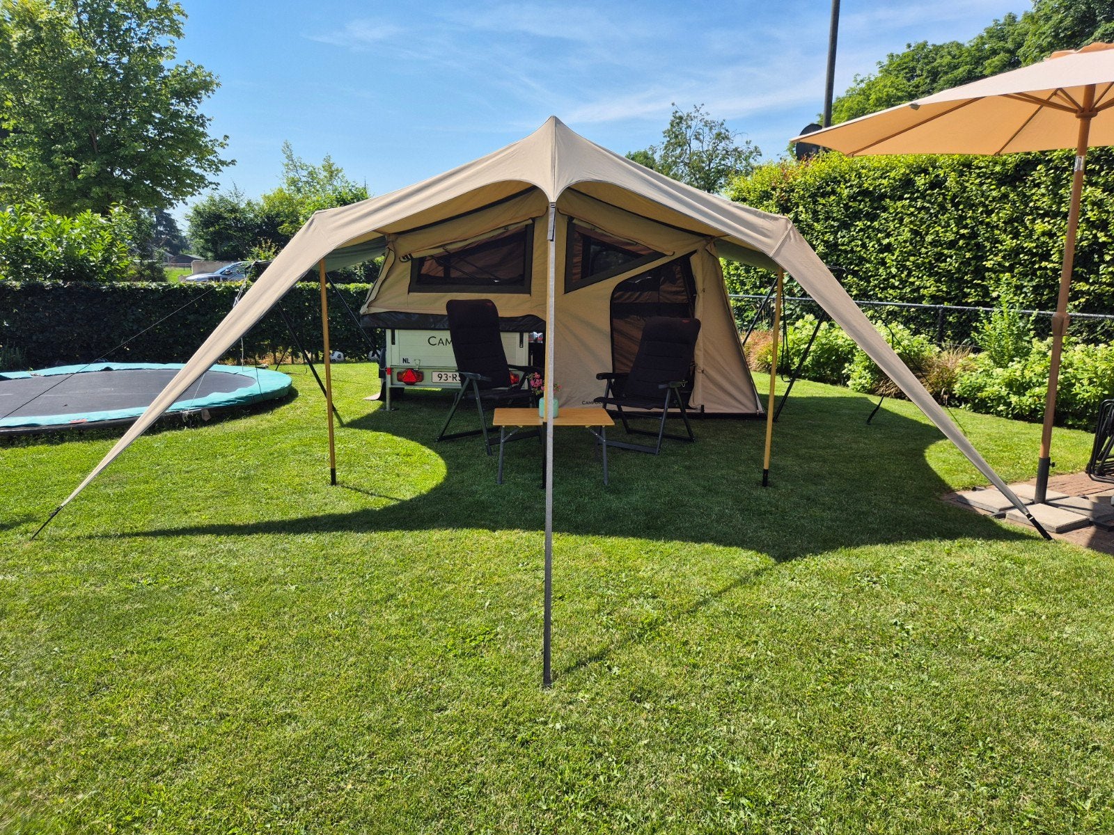 Campooz tenttrailer - Fat Freddy, Ophalen, Beige, Campooz, Tot en met 4