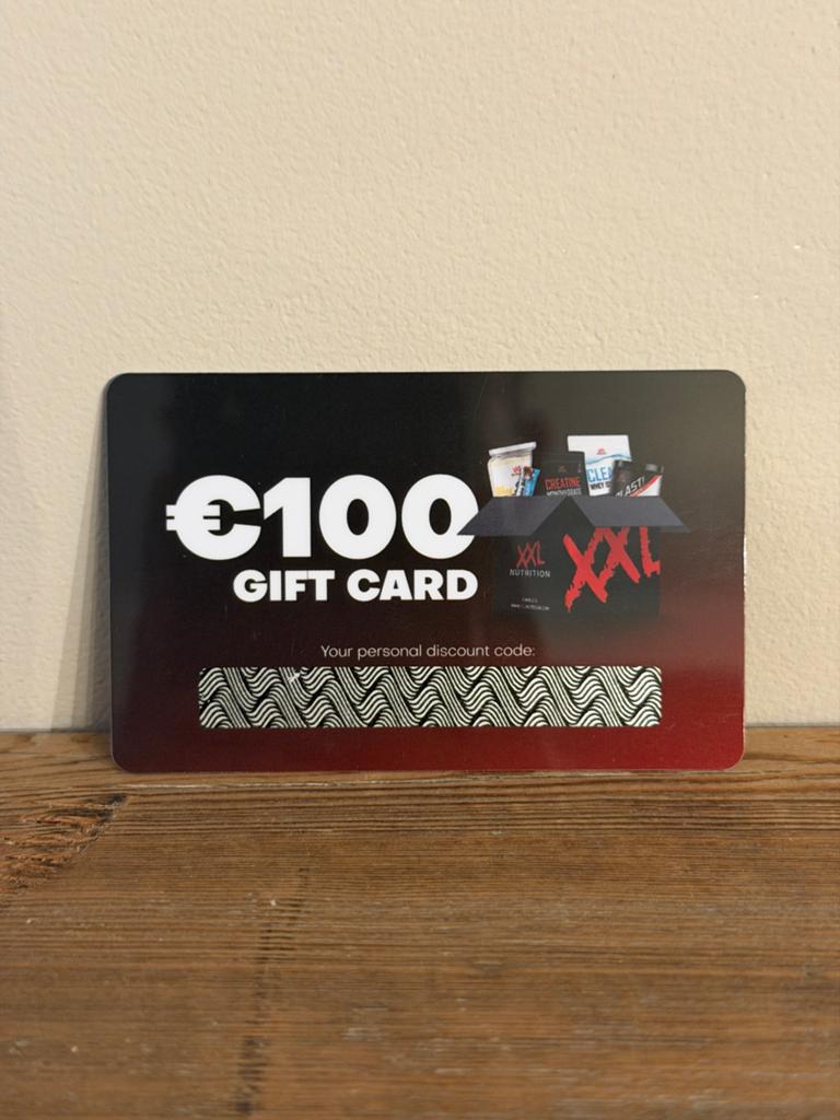 XXL Nutrition cadeaubon €100, Eén persoon, Cadeaubon, Warenhuis- of Winkelbon