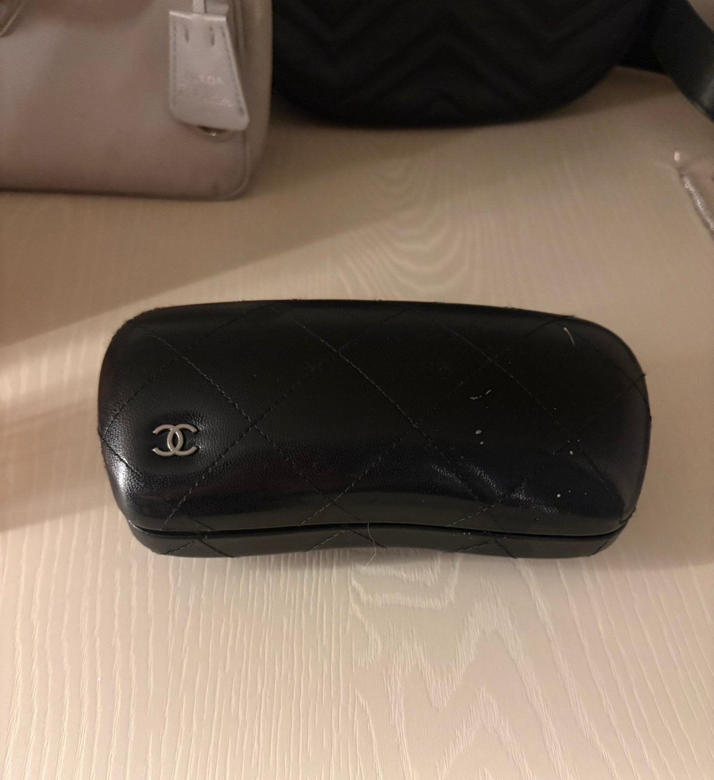 Originele CHANEL vintage zonnebril, Ophalen, Zo goed als nieuw, Zwart, Overige merken