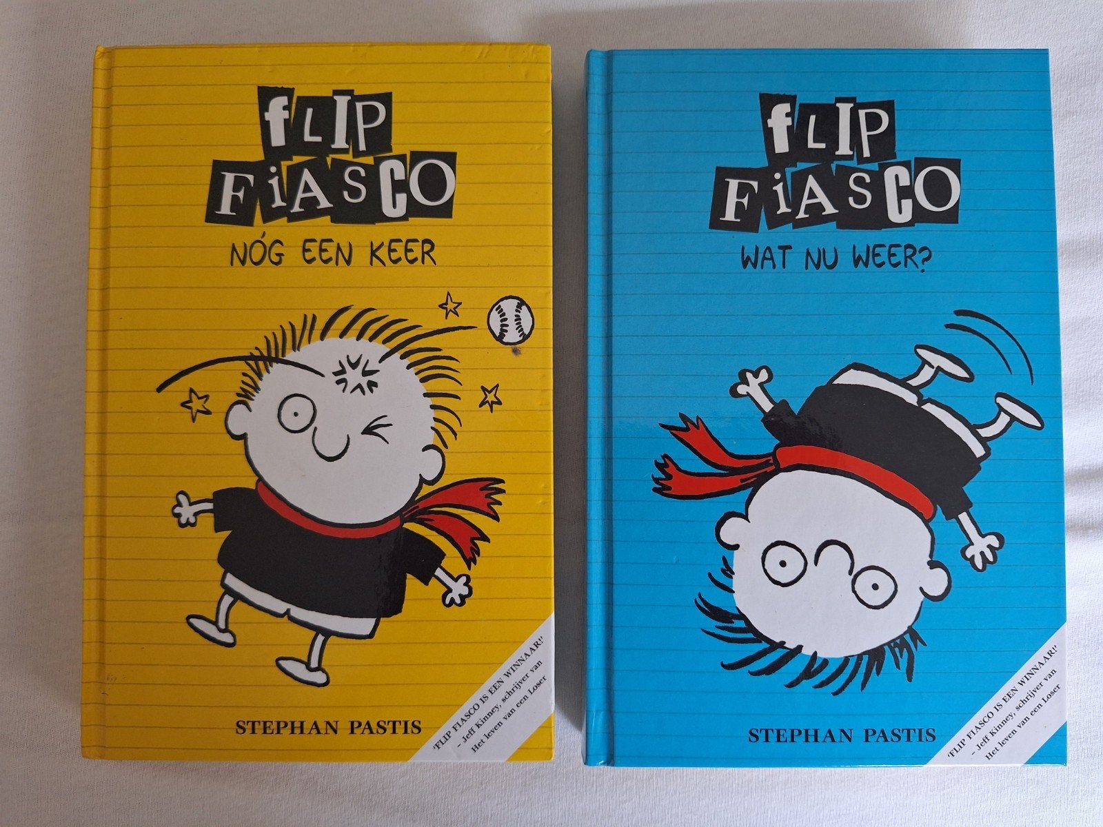 2 boeken Flip Fiasco, Ophalen of Verzenden, Zo goed als nieuw, Stephan Pastis