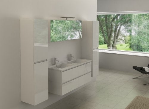Compleet Badkamermeubel Wit nieuw in doos (x5), Huis en Inrichting, Badkamer | Badkamermeubels, Ophalen, 100 tot 150 cm, Overige typen
