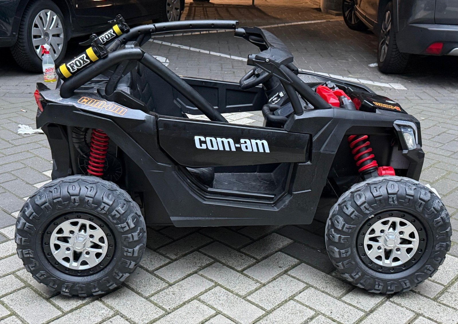 Elektrische Kinderbuggy Proton 4x4 24V 2 Persoons Zwart, Ophalen, Gebruikt