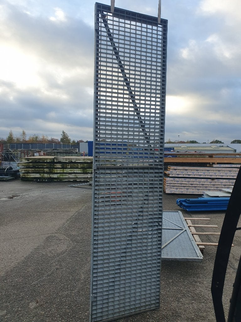 Gegalvaniseerde dubbele poort hekwerk spijlenhekwerk ( 333 ), Ophalen, Met poort, Gebruikt, Gaashekwerk