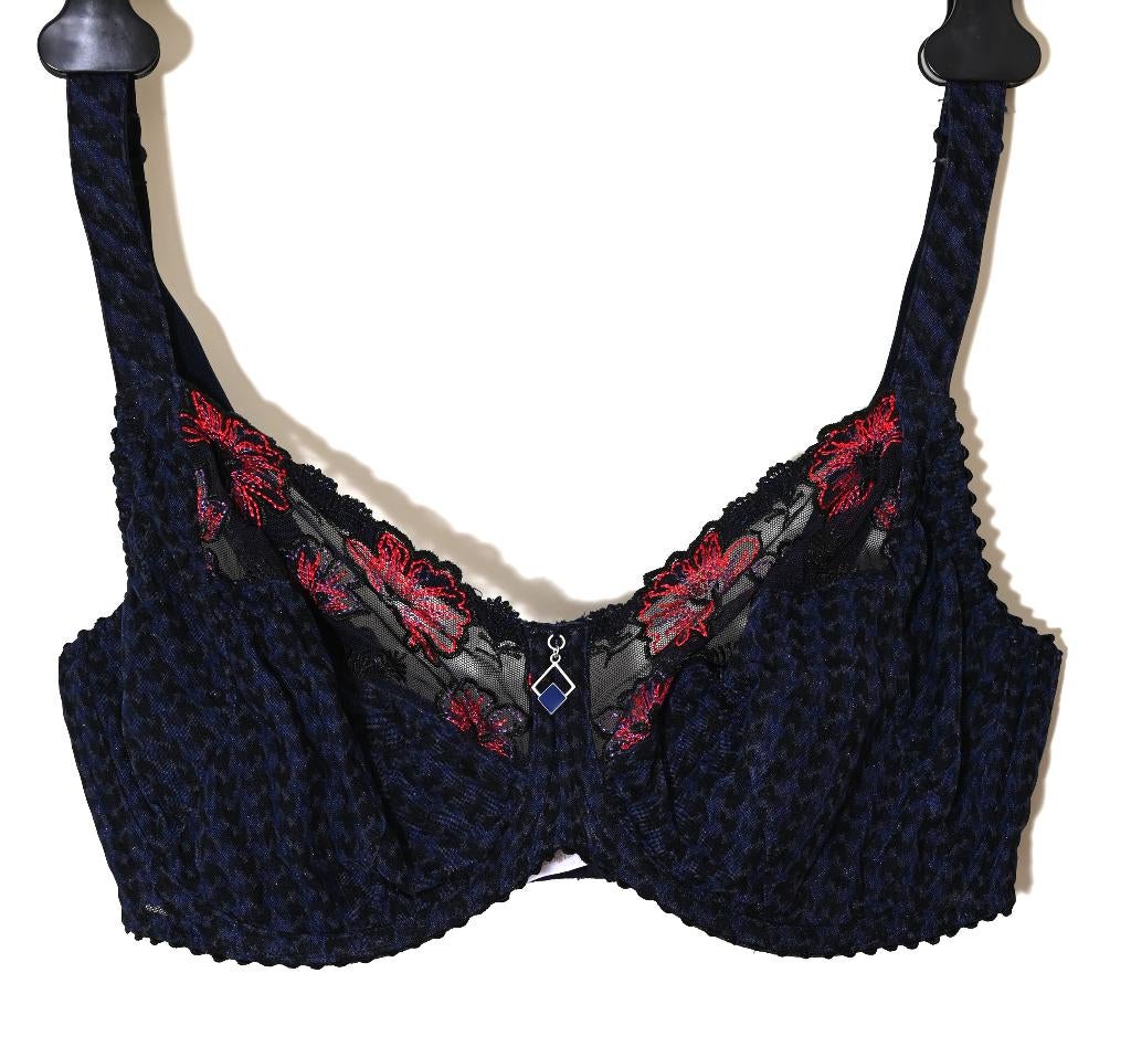 Prima Donna Wild Flower beugel bh - 85E - blauw, Prima Donna, Verzenden, Blauw, BH