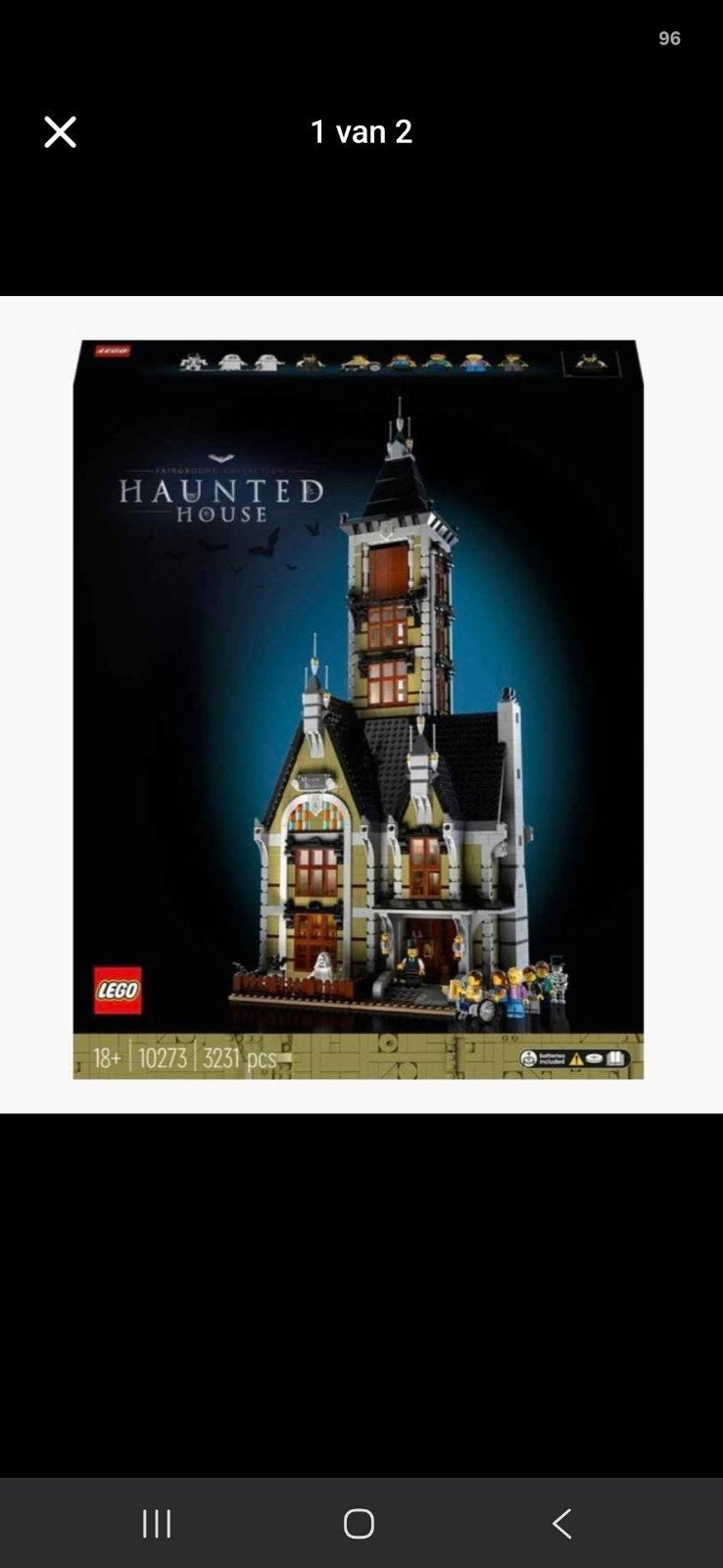 LEGO Haunted House 10273 - ZGAN in doos, Ophalen, Zo goed als nieuw, Overige merken