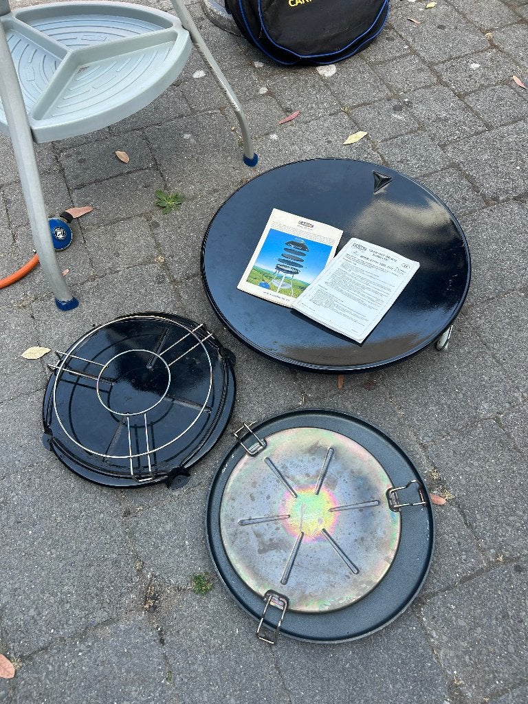 Skottelbraai Cadac, Ophalen, Gebruikt