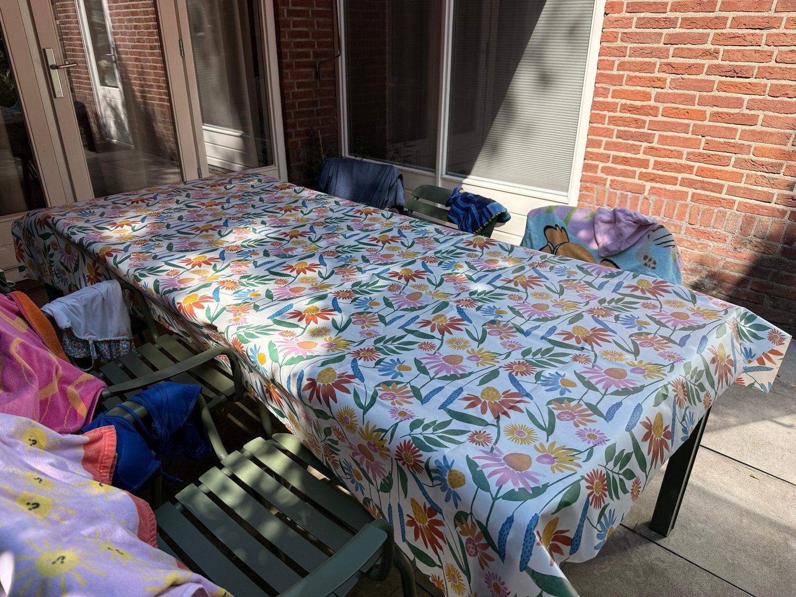 NIEUW Tafelkleed buiten hema afneembaar, Tuin en Terras, Tuinsets en Loungesets, Ophalen, Nieuw, 2 zitplaatsen