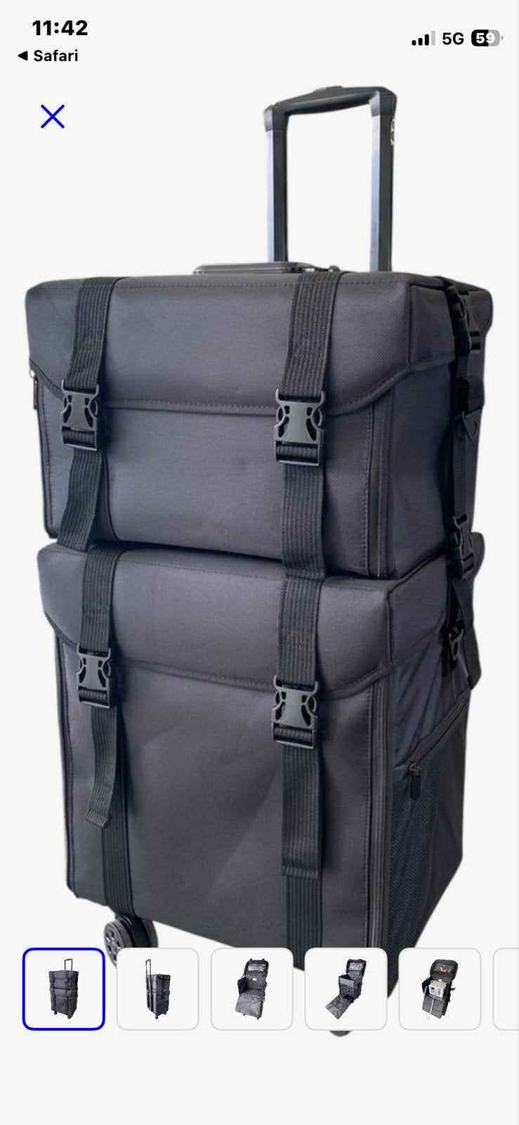 Podostar pedicure koffer, 40 tot 60 cm, 30 cm of meer, Zwart, Ophalen of Verzenden