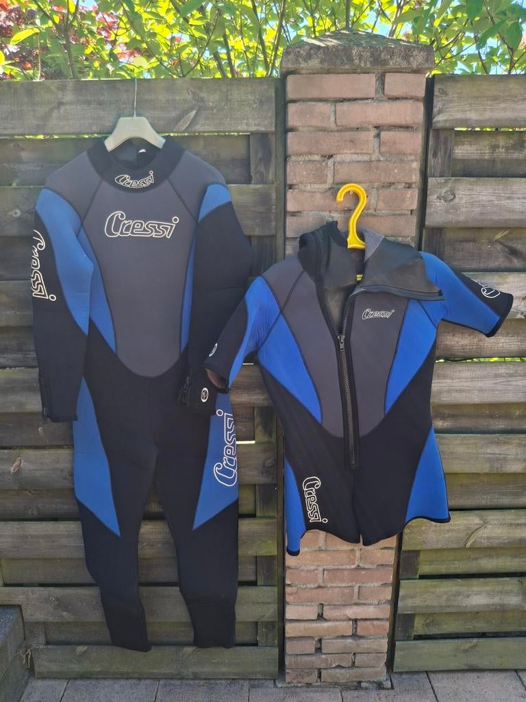 Cressi duikpak 2x 7mm Lady - Maat 5L, Watersport en Boten, Watersportkleding, Ophalen, Wetsuit, Gebruikt, Dame