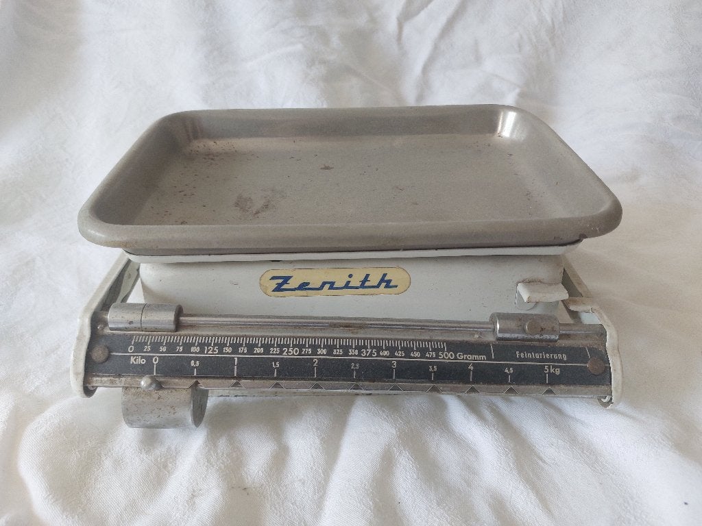 Vintage mechanische balansweegschaal Zenith, Antiek en Kunst, Ophalen