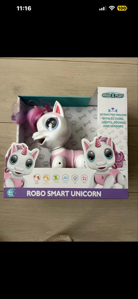 Robo Smart Unicorn - Interactief Speelgoed Eenhoorn, Ophalen of Verzenden, Nieuw, Meisje