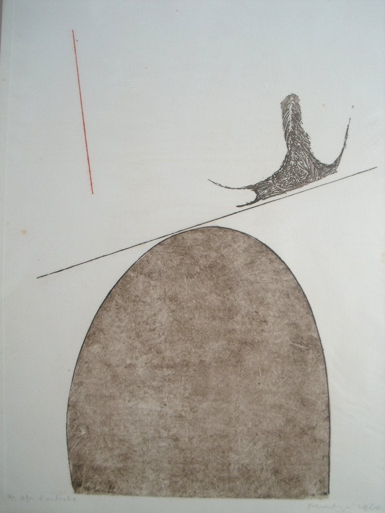 Jan Montyn (1924-2015) zonder titel nr. 3/3 - 1968, Verzenden