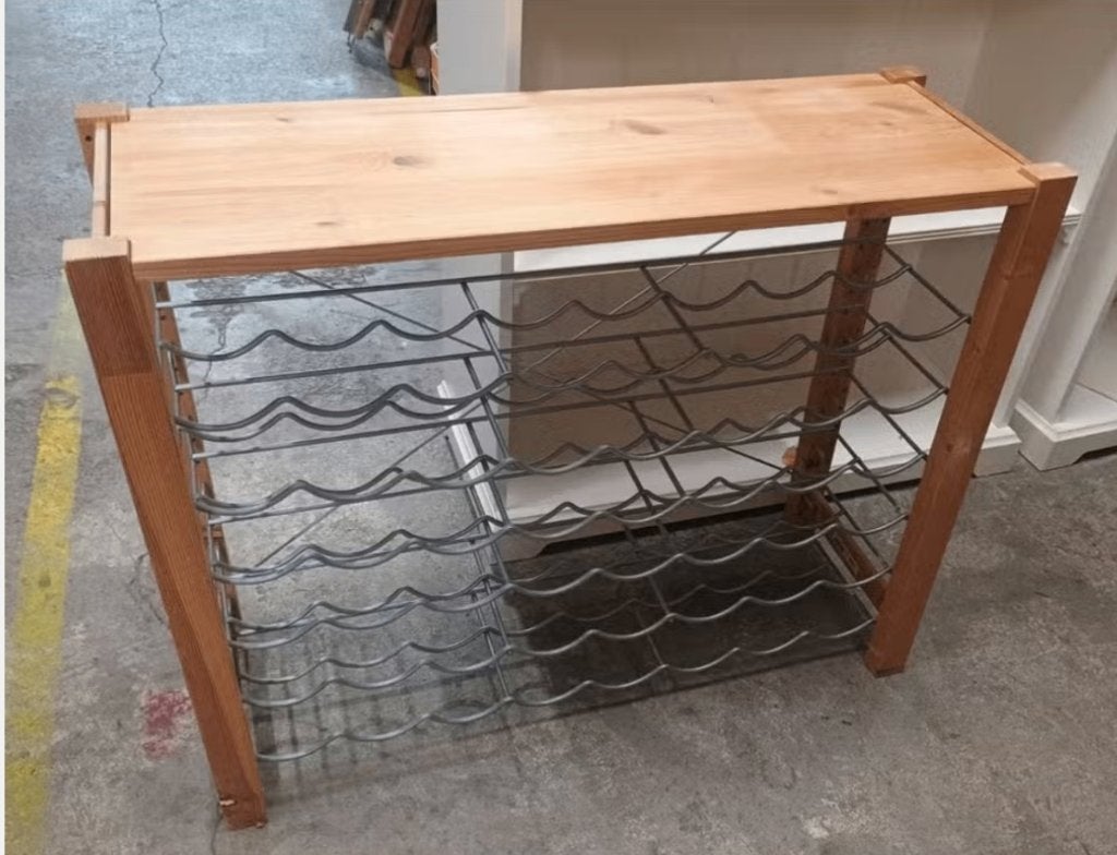 Wijnrek 89x30x73cm hoog, Ophalen, 50 – 75, Gebruikt, .