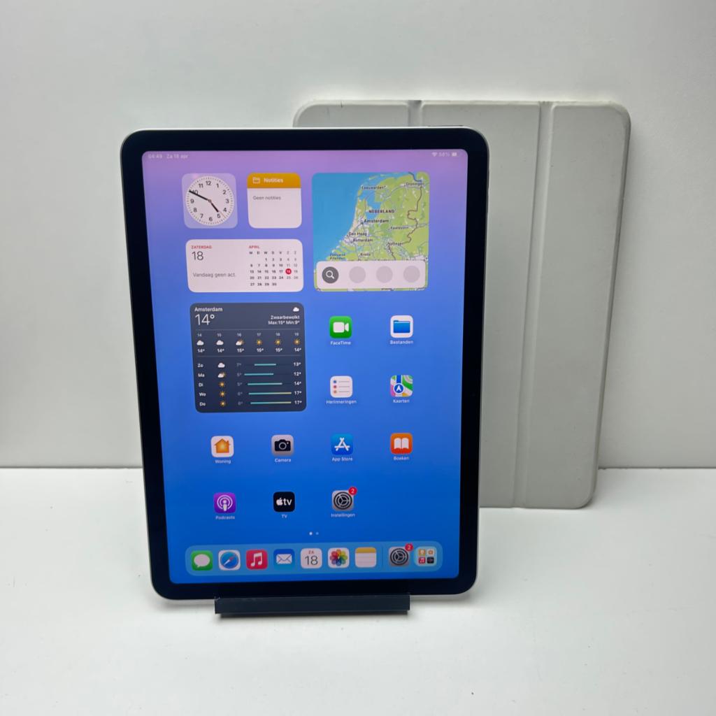 Apple iPad Air M2 128GB Grijs - 11-inch met hoes, Computers en Software, Apple iPads, Zo goed als nieuw