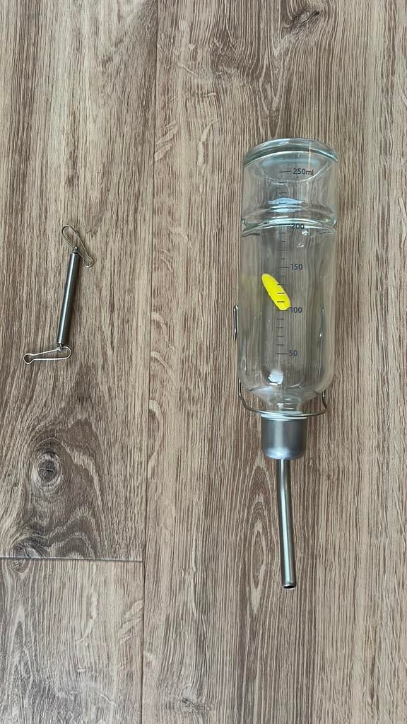 Nieuwe trixie glazen drinkfles 250ml, Ophalen of Verzenden, Nieuw