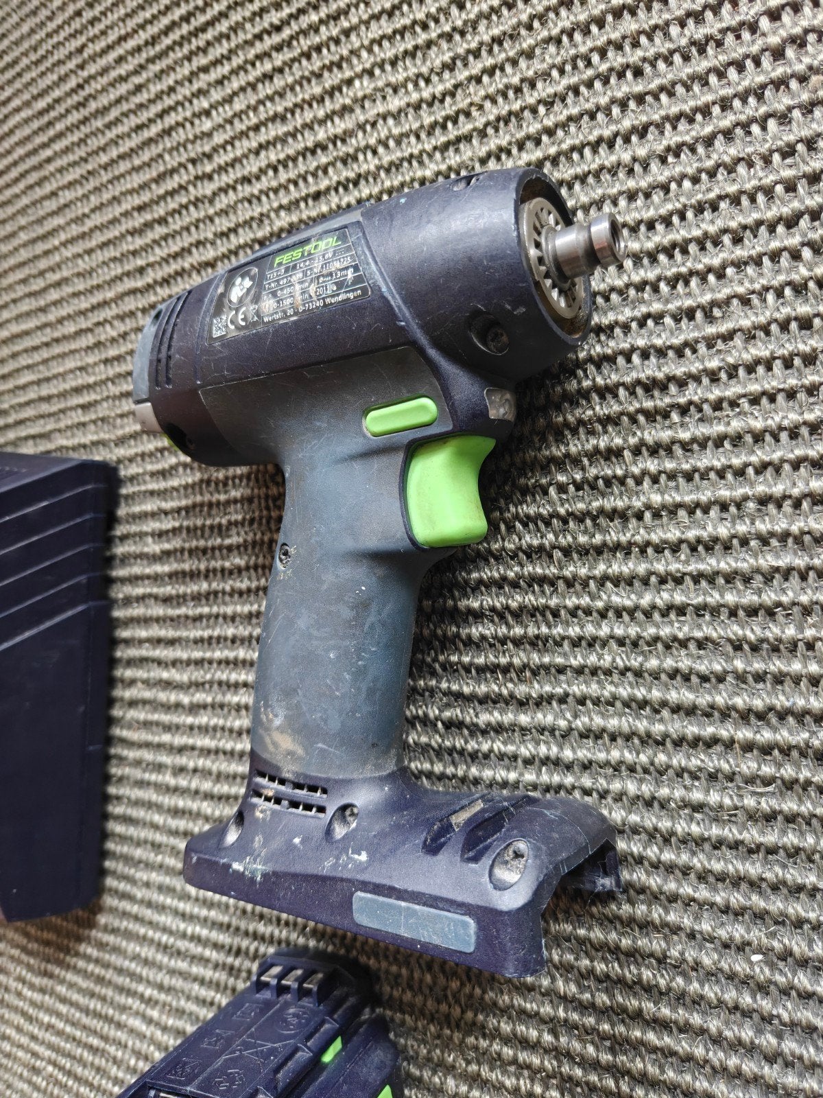 Festool T15+3 Schroefboor | 2 Accu's | Lader | Inlay Systain, Ophalen of Verzenden, Gebruikt, Minder dan 400 watt, Boor- en Schroefmachine