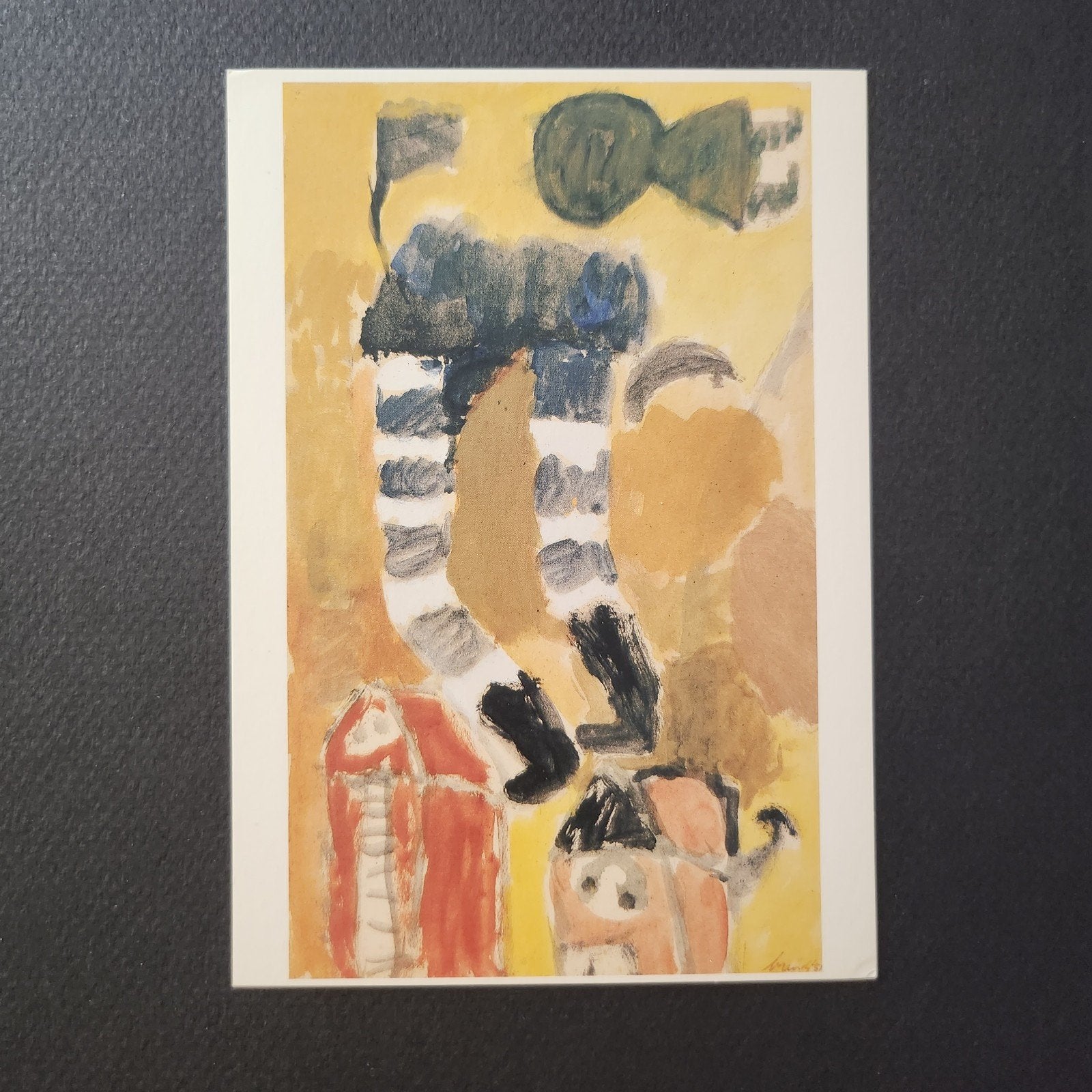 A1 Kunstkaart Eugène Brands - Vallende maan, 1951, Verzenden, 1980 tot heden, Ongelopen, Cultuur en Media