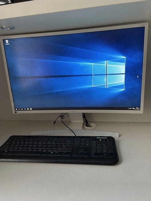 Samsung Monitor 42 inch gebogen scherm, Computers en Software, Ophalen, Ingebouwde speakers, Zo goed als nieuw, Samsung monitor