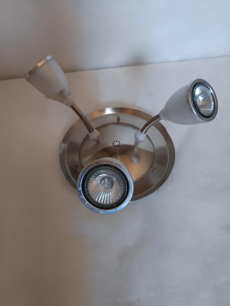 IKEA FARTYG Plafondspot/Wandspot - 3x Max 35W, Ophalen of Verzenden, Gebruikt, Plafondspot of Wandspot