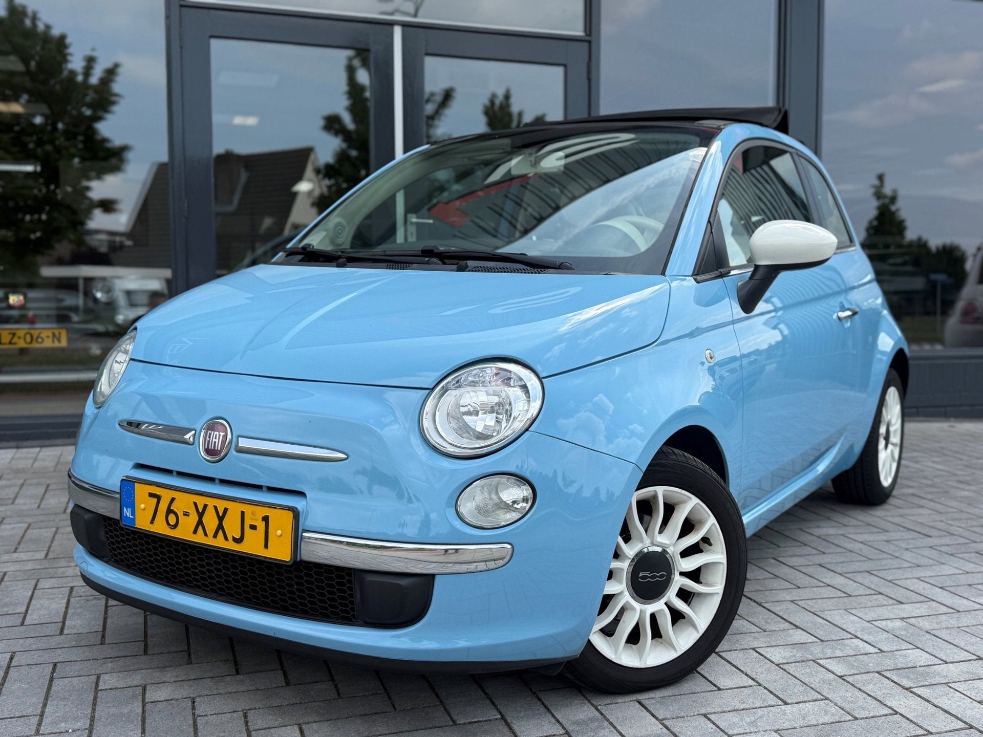 Fiat 500 C 0.9 TwinAir Color Therapy Nieuwe apk Airco Pdc, Euro 5, 86 pk, Gebruikt, 31 €/maand